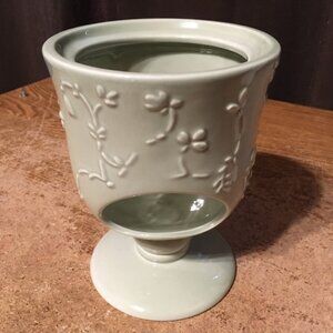 HMK LIC HALLMARK VOVITE CERAMIC CANDLE HOLDER TEA LIGHT